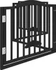 vidaXL Hundegitter mit Tür Faltbar 4 Paneele Schwarz 320 cm Produktbild-Vorschau 5