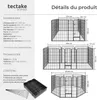 Enclos pour chien modulable - 100 cm Voir les images du produit 6