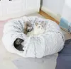 Katzentunnel Spieltunnel Katzenbett Katzenspielzeug mit Produktbild-Vorschau 3