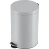 Hailo Poubelle à pédale ronde Selekta 20 l gris Voir les images du produit 1