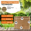 Cuve décorative WOODY - 350 L - bois clair Voir les images du produit 6
