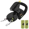 Automatische dubbele riem voor twee honden met LED-lamp - 2 Productafbeelding-voorbeeld 5
