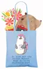 Mr. & Mrs. Panda Jutebeutel Studentin Herz - Sky Blue - Produktbild-Vorschau 3