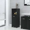 vidaXL Armoire de salle de bain noire 30x30x95 cm Bois Voir les images du produit 15