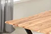 Esstisch Baumkante Akazie naturfarben 160 x 85 cm Produktbild-Vorschau 4