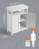 VEVOR Badezimmerschrank Badschrank 3-stufig aus Holz mit 2 Produktbild-Vorschau 3