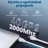 Extralink Cat.8 U/FTP 0,5 m 40 Gb/s Plochý LAN patch kábel Náhľad obrázku produktu 3