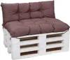 Cuscini per pallet marrone|Seduta 120x60 + schienale Anteprima dell’immagine prodotto 1