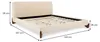 Polsterbett PATERNA gepolstert 180 x 200 cm, beige – Produktbild-Vorschau 8