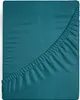 Jersey Betttuch türkis 240x220 30cm Baumwolle Gewicht: 125 Produktbild-Vorschau 5