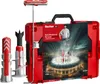 A red toolbox with various tools and packaging. Náhled obrázku produktu