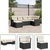 The Living Store 6-tlg. Garten-Sofagarnitur mit Kissen Produktbild-Vorschau 1