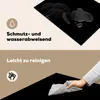 KitchenYeah© Herdabdeckplatte Brokkoli auf schwarzem Produktbild-Vorschau 2