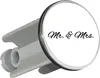 Huuraa Waschbeckenstöpsel Mr. & Mrs. Schriftzug 4cm Produktbild-Vorschau 1