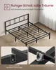 VASAGLE Metallbett 160 x 200 cm, stabiler Bettrahmen mit Produktbild-Vorschau 4