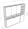 ITAMOBY - Armoire lit escamotable horizontal 1 couchage 85 Voir les images du produit 7