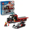 LEGO City F1 Truck mit Audi F1 Rennwagen - Spielzeug Produktbild-Vorschau 1