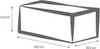 Eda Bac jardinière Vulkanie 100 x 40 x 40 cm - 97,6 l - Voir les images du produit 3