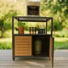 abc HOME Outdoor Küchenwagen Grill Beistellwagen Produktbild-Vorschau 1