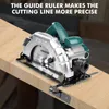 1200W Handkreissäge, 185mm Elektrische Kreissäge für Holz, Produktbild-Vorschau 2