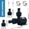 12-V-Tauchpumpe – 800 l/h – bürstenlos – für Aquarien, Produktbild-Vorschau 2
