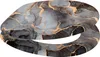 A toilet seat with a marble abstract pattern. Produktbild-Vorschau