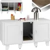 tectake® Katzenschrank Freya versteckte Eingänge an den Produktbild-Vorschau 9