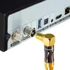 PremiumX 7,5m Gold-Line TV Antennenkabel Schwarz Produktbild-Vorschau 5