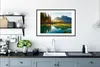 MuchoWow® Gerahmtes Poster See - Wald - Berge - Natur - Produktbild-Vorschau 4