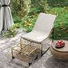 Fauteuil de détente Outsunny en rotin avec repose-pieds, Voir les images du produit 8