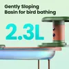Birdfy Jolly V: vaschetta e abbeveratoio per uccelli Anteprima dell’immagine prodotto 6