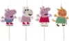 Candele per torta Pepa Pig 4pz Anteprima dell’immagine prodotto 1