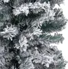 vidaXL Sapin de Noël artificiel élancé avec neige Vert 120 Voir les images du produit 10
