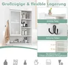 GOPLUS Toilettenschrank, Badezimmerschrank mit Schiebetür, Produktbild-Vorschau 2