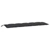 vidaXL Coussins de banc de jardin 2 pcs. noir 180x50x7 cm Voir les images du produit 11