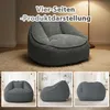 Pouf géant pour adulte, rembourrage en mousse déchiquetée, Voir les images du produit 4