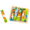 Puzzle di legno Animali 4In1 Zoo Safari Educativo Anteprima dell’immagine prodotto 6