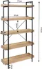 WOLTU Standregal Bücherregal Hochregal Metallregal Badregal Produktbild-Vorschau 3