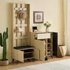 Set di armadi Merax con panca e credenza, set di mobili da Anteprima dell’immagine prodotto 3