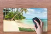 MuchoWow® Mauspad Mousepad Strand - Kanu - Palme - Tropisch Produktbild-Vorschau 3