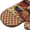 Guanti da cucina con magnete 2 pezzi marrone Anteprima dell’immagine prodotto 4