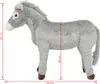 Kuscheltier "Tautendorf" aus Polyester in Grau. Abmessungen Produktbild-Vorschau 12