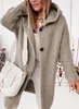 ASKSA Damen Strickjacken Strickmantel Warm Langarm Produktbild-Vorschau 4