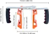 A diagram showing the dimensions of a stone carrying clamp. Voir les images du produit
