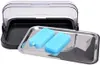 APS Vitrine buffet noir 9104 -1x plateau inox Voir les images du produit 2