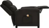 masážne kreslo vidaXL Black Fabric Náhľad obrázku produktu 5