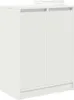 Armario para zapatos vidaXL, blanco, 57x34x76 cm, material Vista previa de la imagen del producto 4