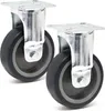 Wiltec Bockrollen Set 2x Transportrolle Ø75mm mit Produktbild-Vorschau 1