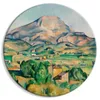 Runde Bilder 80x80 cm Paul Cézanne Leinwandbild 1 tlg Produktbild-Vorschau 5