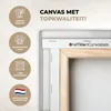 MuchoWow® - Leinwandbilder - Marmor - Gold - Weiß - Luxus, Produktbild-Vorschau 3